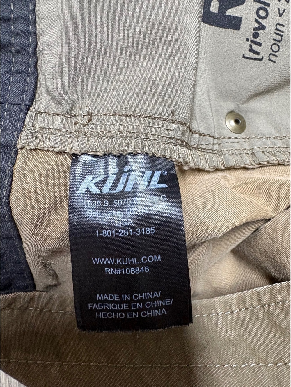 Kuhl Revolvr khaki pants 36 x 28 - Picture 6 of 11